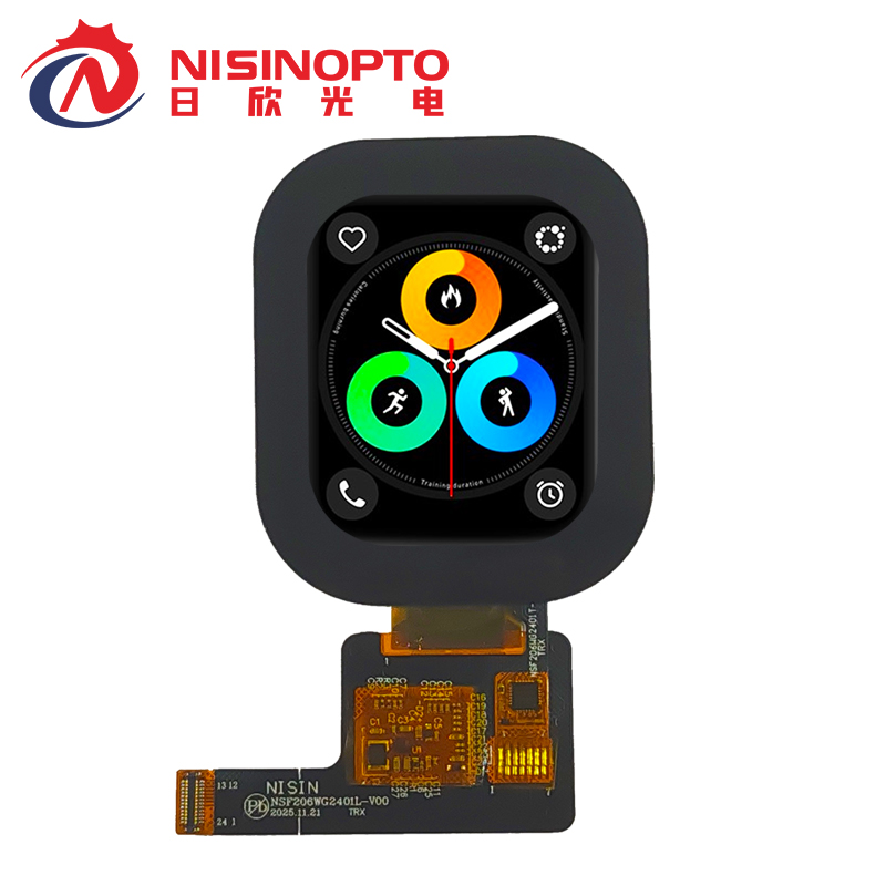 2.06寸AMOLED410*502防水防尘抗震手表手环屏